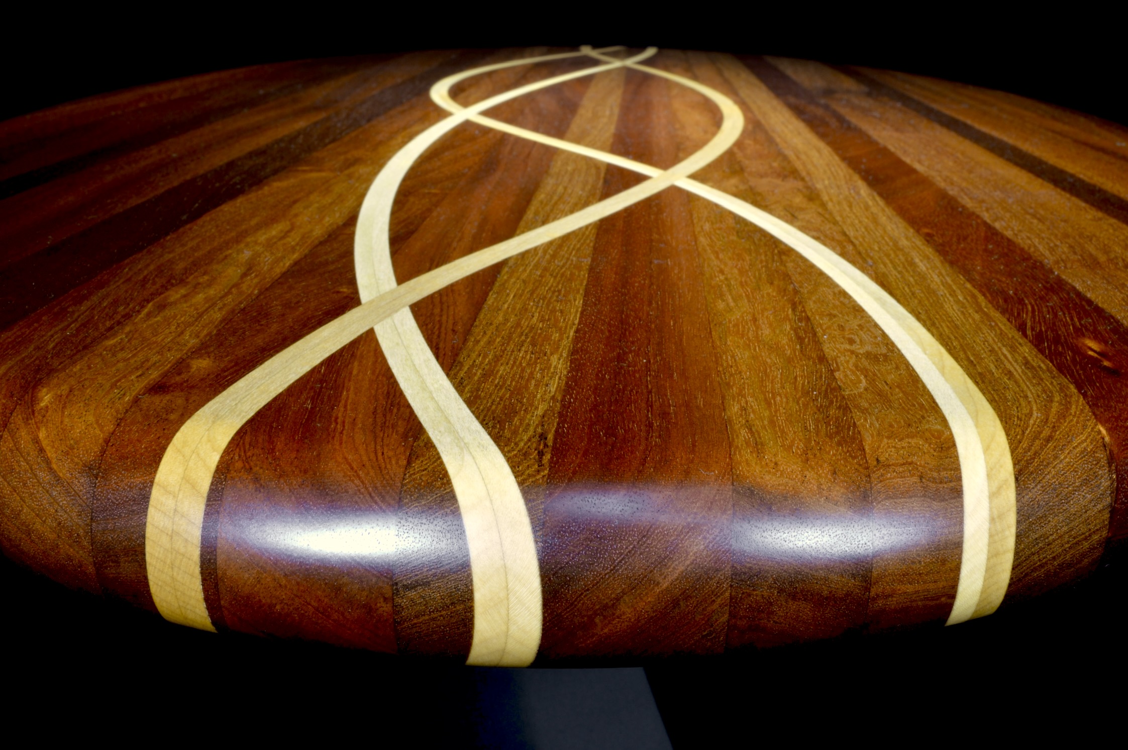Sapele Oval Coffee Table